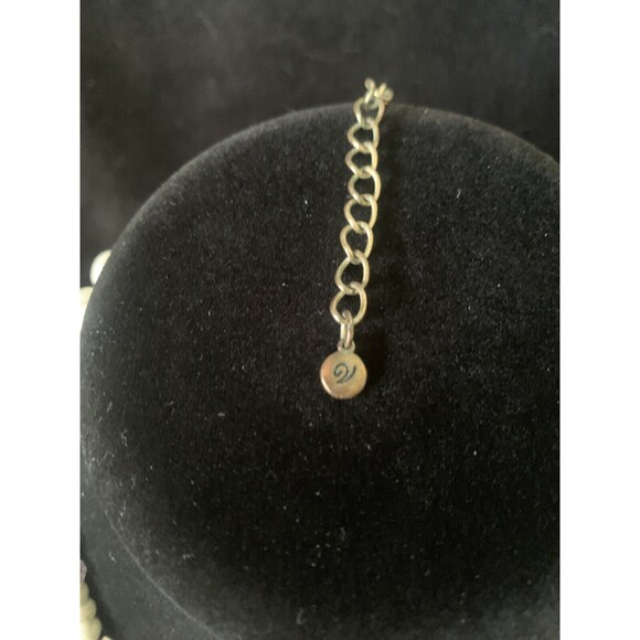 Veronese Signed Geode Beaded Pendant Necklace Beautiful - Picture 4 of 16